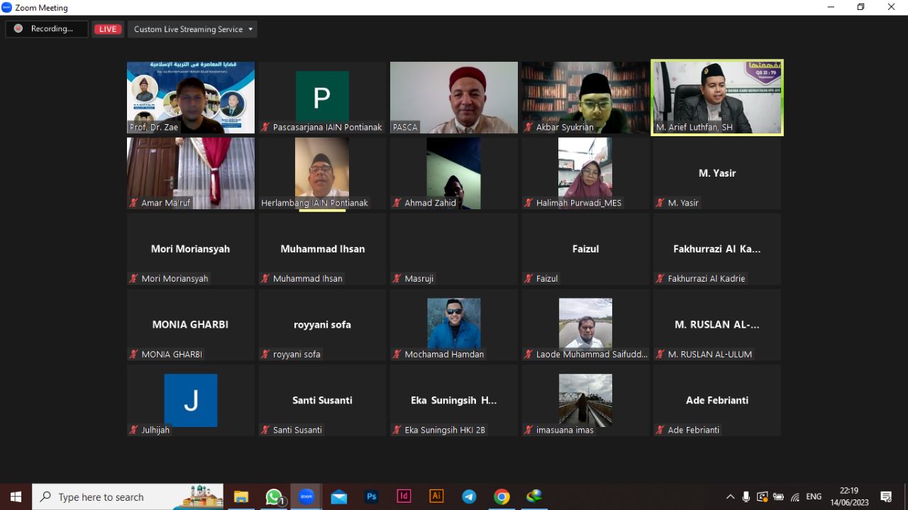 Webinar Inernasional Isu-isu Kontemporer dalam Studi Islam#9