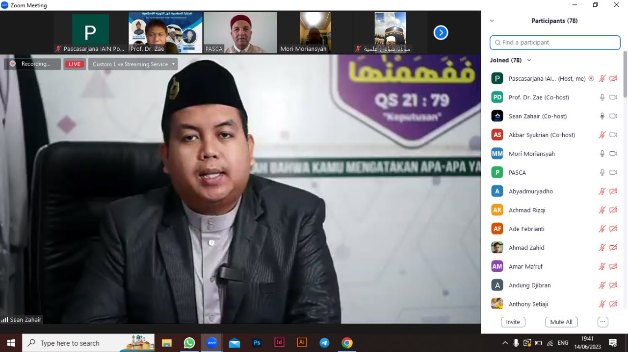 Webinar Inernasional Isu-isu Kontemporer dalam Studi Islam#6
