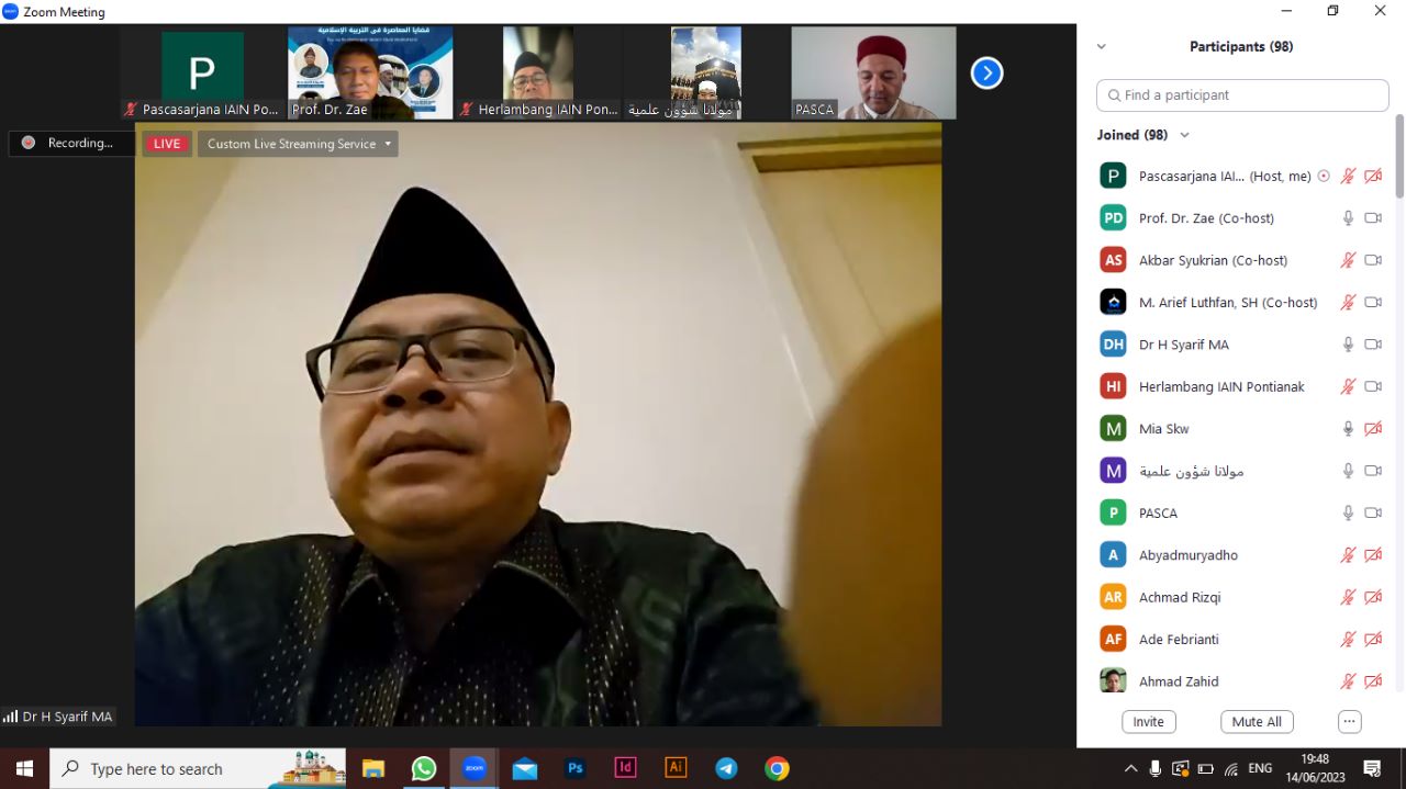 Webinar Inernasional Isu-isu Kontemporer dalam Studi Islam#3